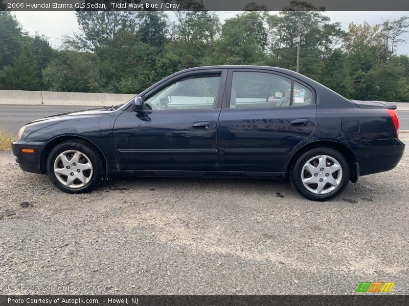 Tidal Wave Blue / Gray 2006 Hyundai Elantra GLS Sedan