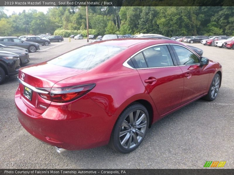 Soul Red Crystal Metallic / Black 2019 Mazda Mazda6 Touring