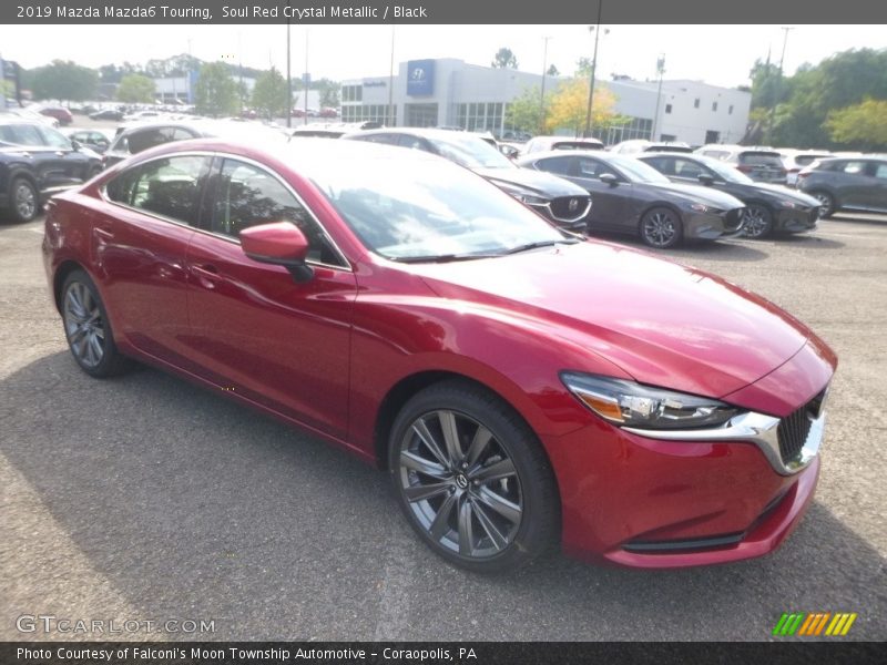 Soul Red Crystal Metallic / Black 2019 Mazda Mazda6 Touring