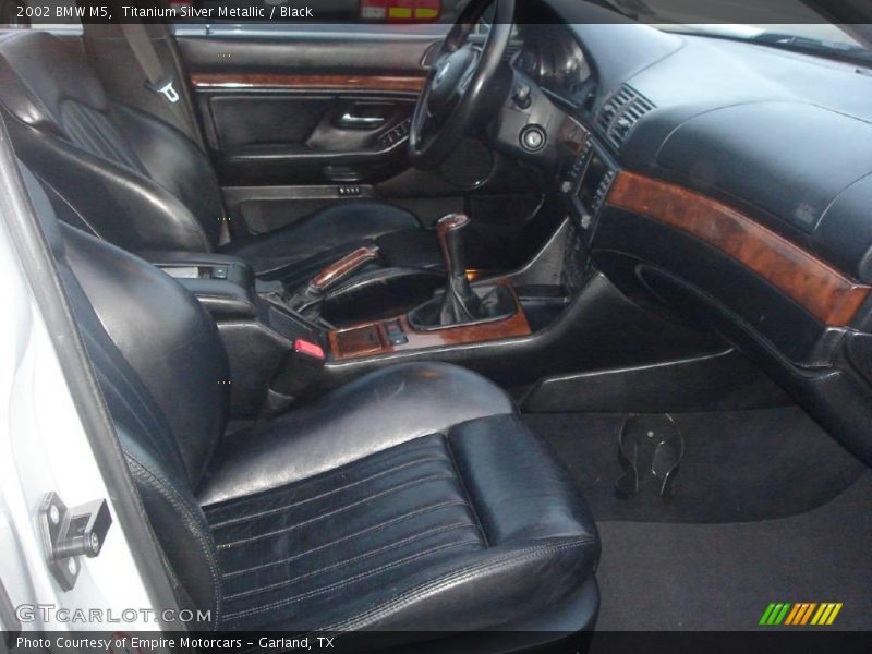 Titanium Silver Metallic / Black 2002 BMW M5