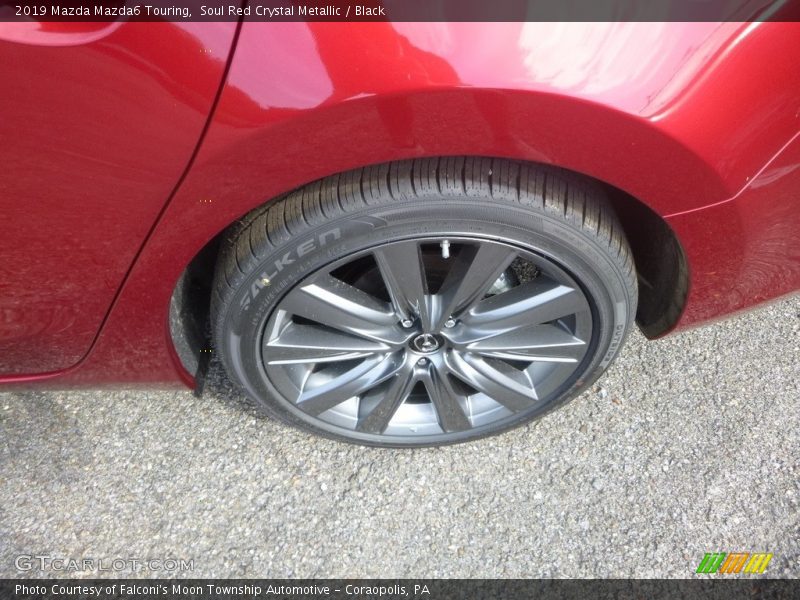 Soul Red Crystal Metallic / Black 2019 Mazda Mazda6 Touring