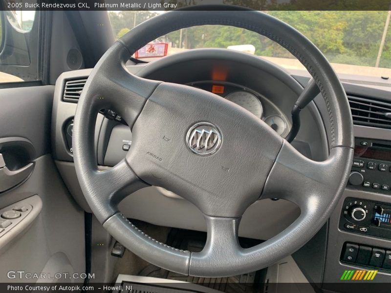 Platinum Metallic / Light Gray 2005 Buick Rendezvous CXL