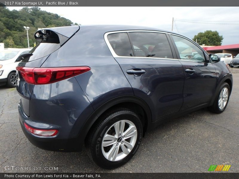 Pacific Blue / Black 2017 Kia Sportage LX