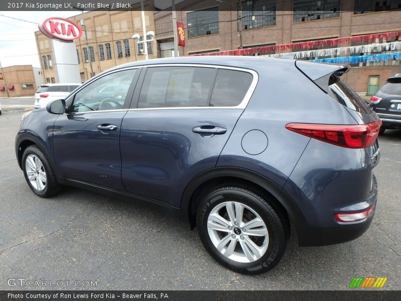 Pacific Blue / Black 2017 Kia Sportage LX