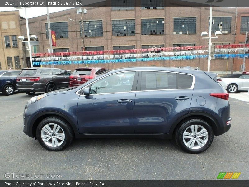 Pacific Blue / Black 2017 Kia Sportage LX