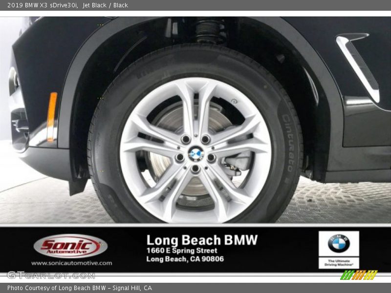 Jet Black / Black 2019 BMW X3 sDrive30i