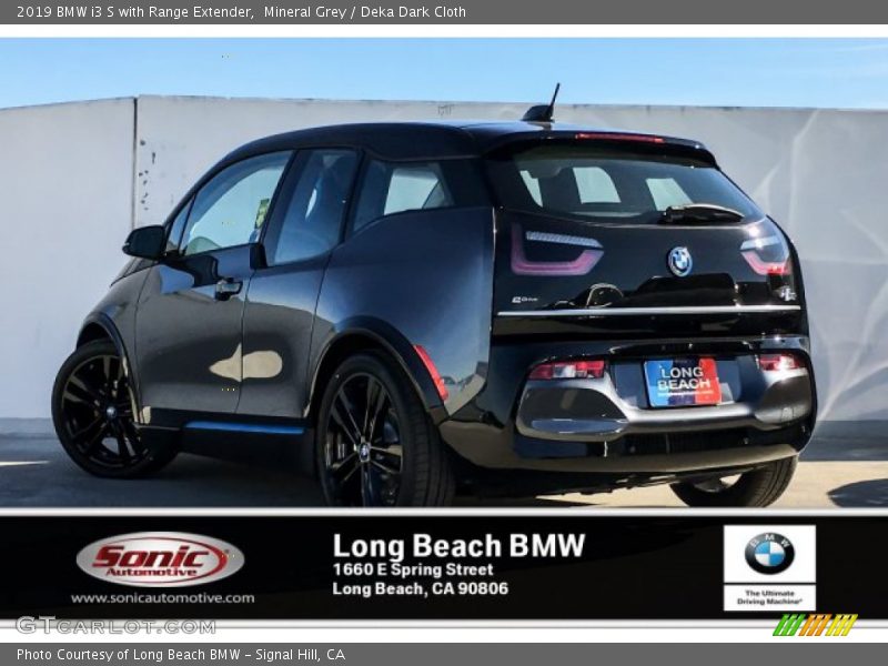 Mineral Grey / Deka Dark Cloth 2019 BMW i3 S with Range Extender