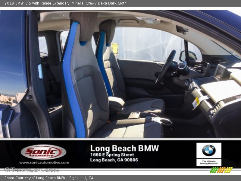 Mineral Grey / Deka Dark Cloth 2019 BMW i3 S with Range Extender
