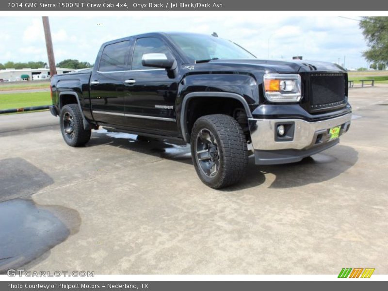 Onyx Black / Jet Black/Dark Ash 2014 GMC Sierra 1500 SLT Crew Cab 4x4