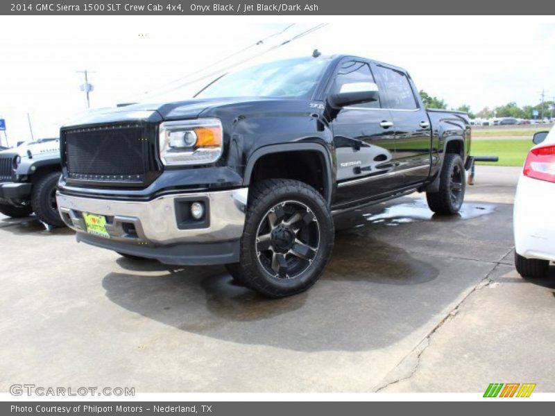 Onyx Black / Jet Black/Dark Ash 2014 GMC Sierra 1500 SLT Crew Cab 4x4