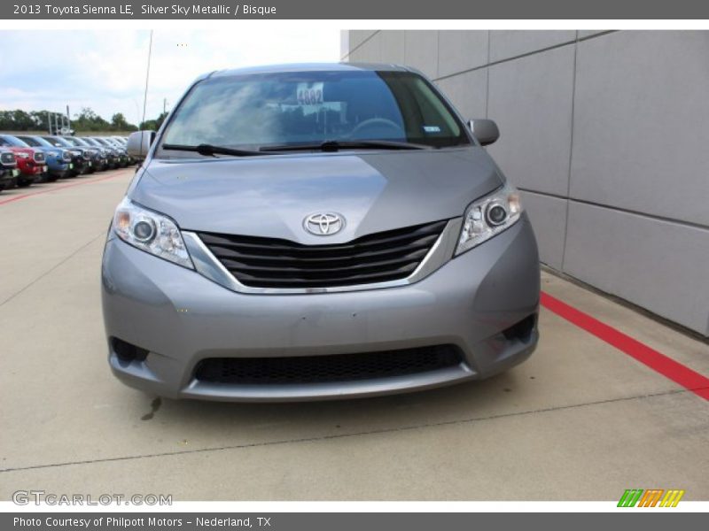 Silver Sky Metallic / Bisque 2013 Toyota Sienna LE