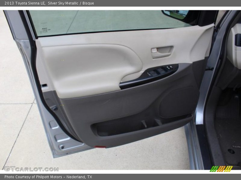 Silver Sky Metallic / Bisque 2013 Toyota Sienna LE