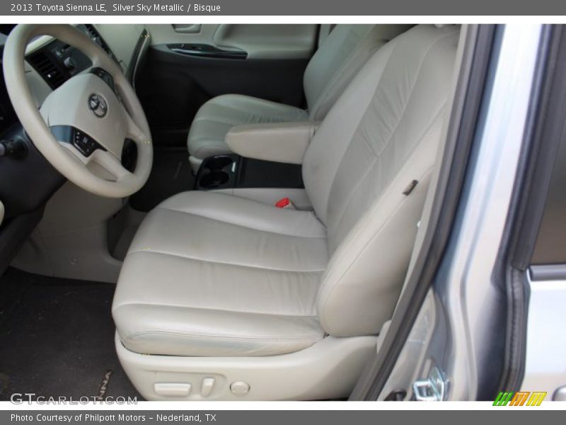 Silver Sky Metallic / Bisque 2013 Toyota Sienna LE