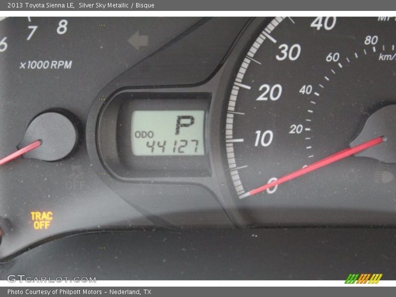 Silver Sky Metallic / Bisque 2013 Toyota Sienna LE