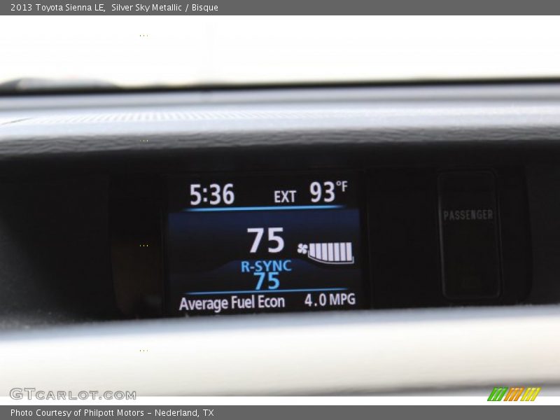 Silver Sky Metallic / Bisque 2013 Toyota Sienna LE