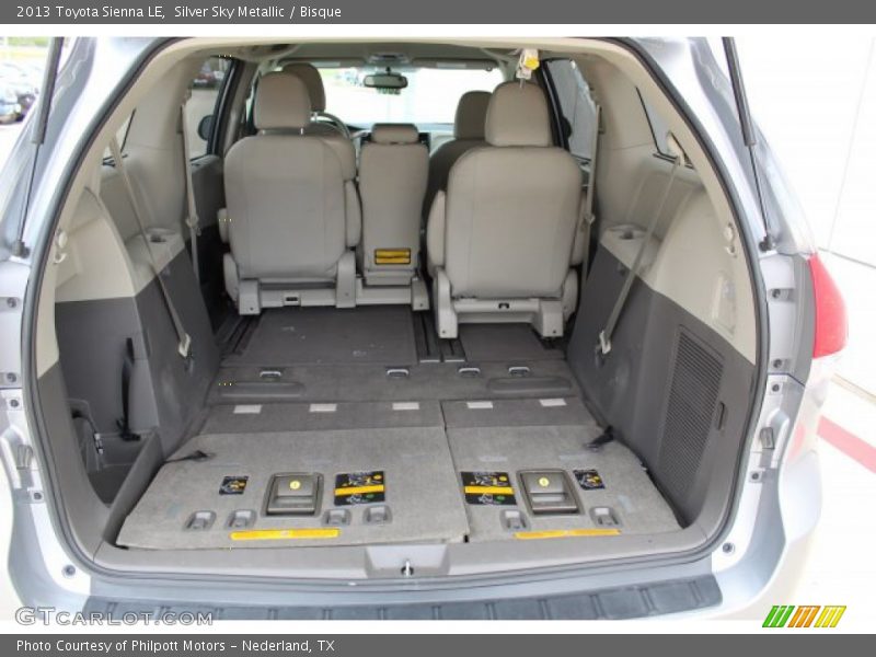 Silver Sky Metallic / Bisque 2013 Toyota Sienna LE