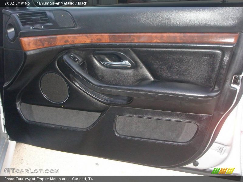Titanium Silver Metallic / Black 2002 BMW M5