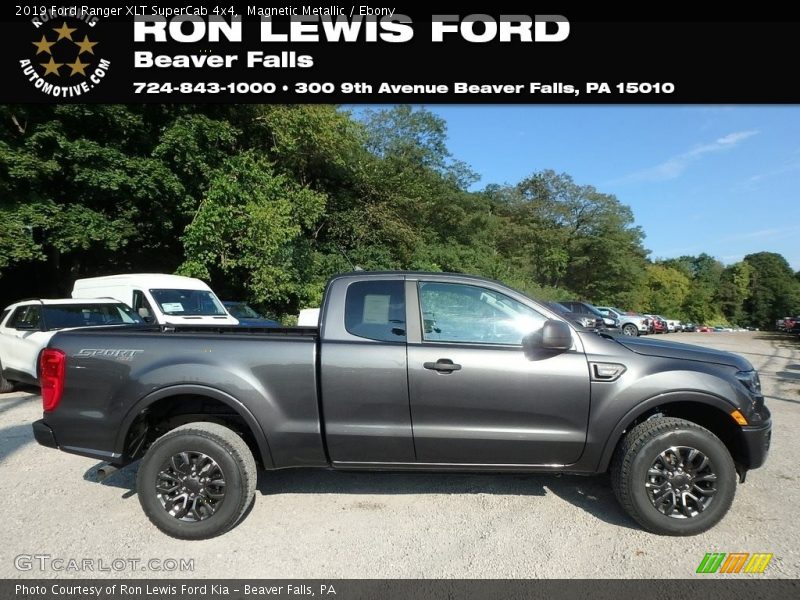 Magnetic Metallic / Ebony 2019 Ford Ranger XLT SuperCab 4x4