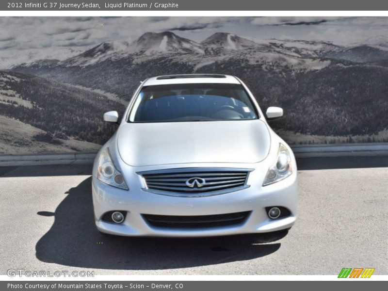 Liquid Platinum / Graphite 2012 Infiniti G 37 Journey Sedan