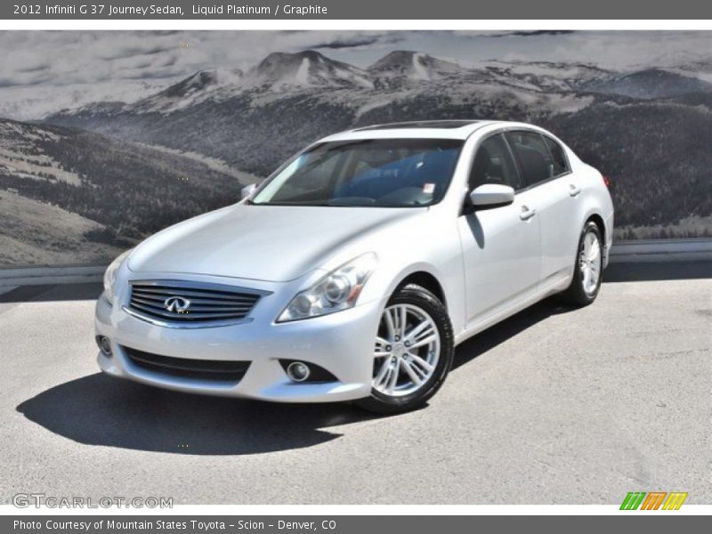 Liquid Platinum / Graphite 2012 Infiniti G 37 Journey Sedan
