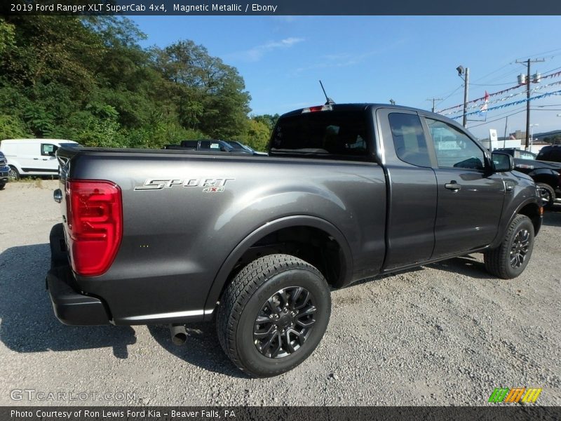 Magnetic Metallic / Ebony 2019 Ford Ranger XLT SuperCab 4x4