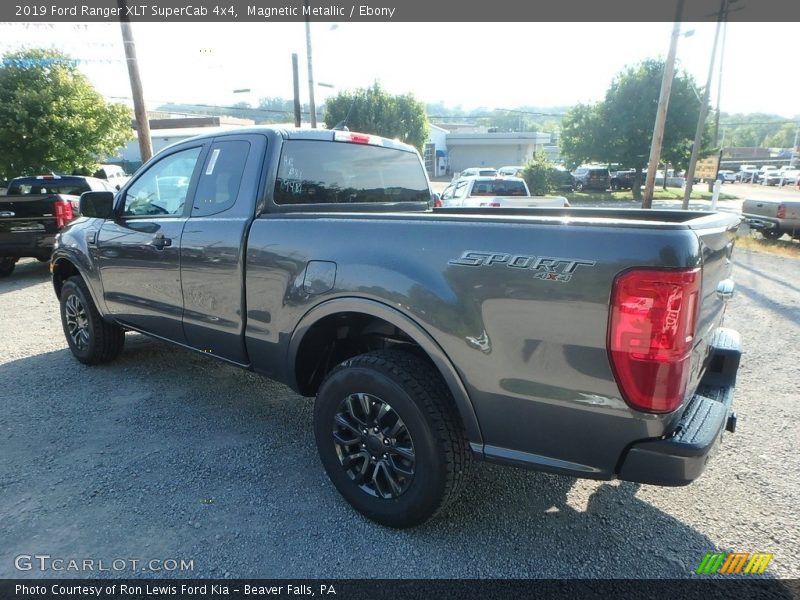 Magnetic Metallic / Ebony 2019 Ford Ranger XLT SuperCab 4x4