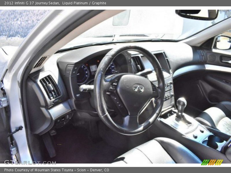Liquid Platinum / Graphite 2012 Infiniti G 37 Journey Sedan
