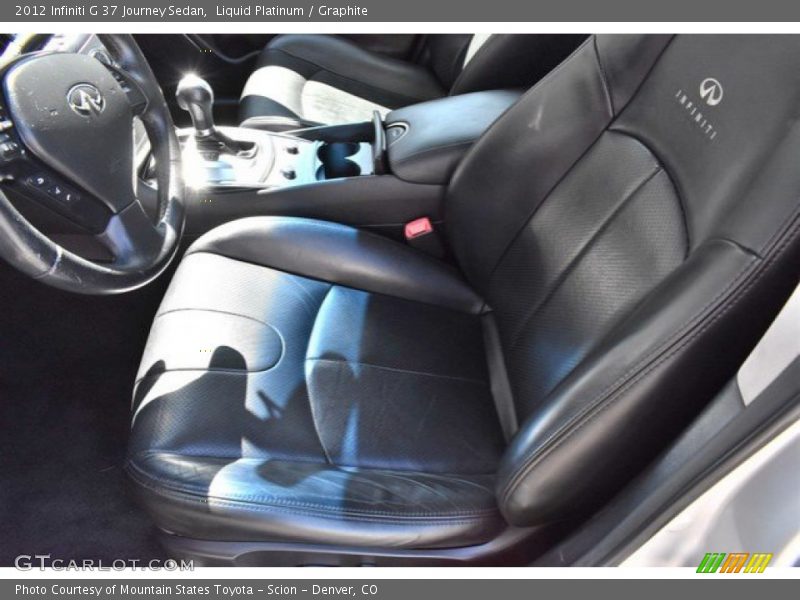 Liquid Platinum / Graphite 2012 Infiniti G 37 Journey Sedan