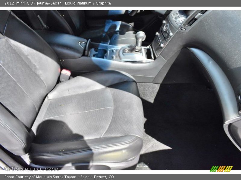 Liquid Platinum / Graphite 2012 Infiniti G 37 Journey Sedan