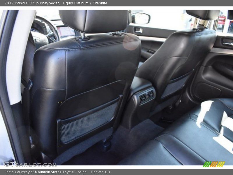 Liquid Platinum / Graphite 2012 Infiniti G 37 Journey Sedan
