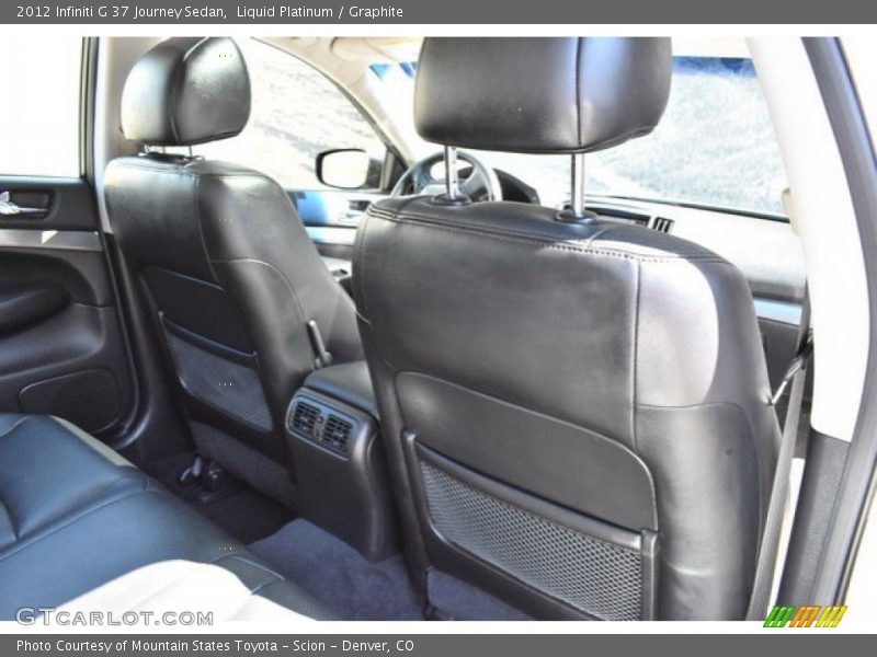 Liquid Platinum / Graphite 2012 Infiniti G 37 Journey Sedan