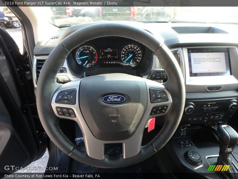 Magnetic Metallic / Ebony 2019 Ford Ranger XLT SuperCab 4x4