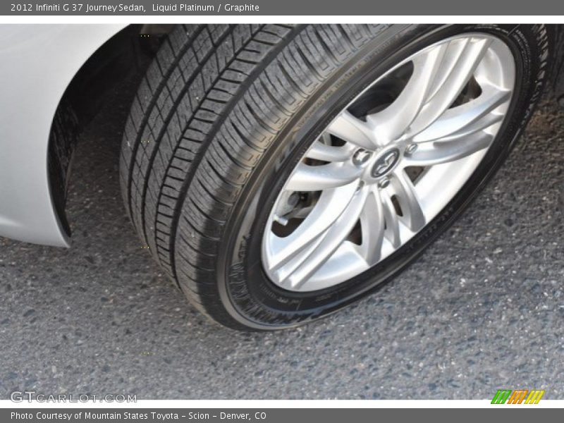 Liquid Platinum / Graphite 2012 Infiniti G 37 Journey Sedan