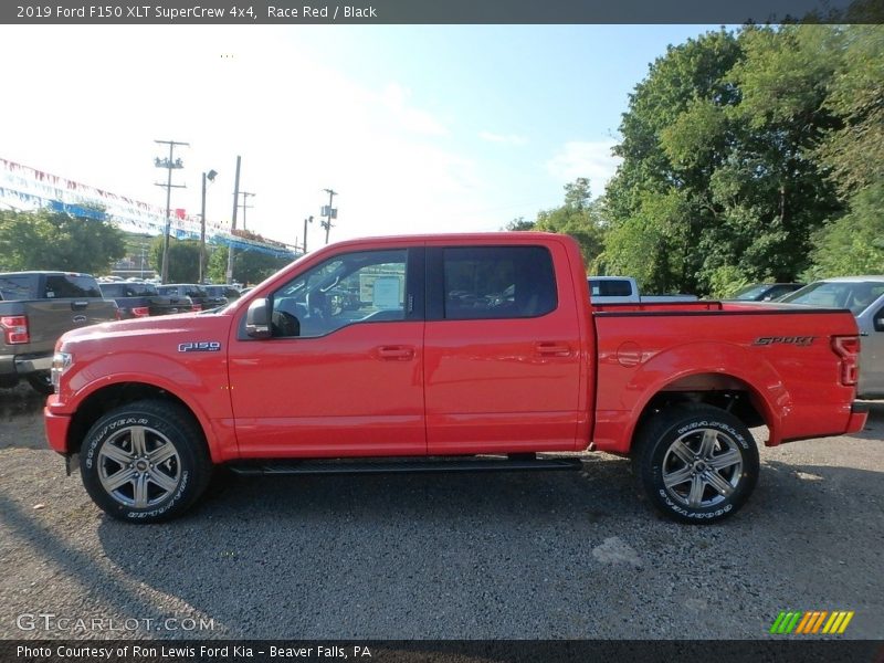 Race Red / Black 2019 Ford F150 XLT SuperCrew 4x4