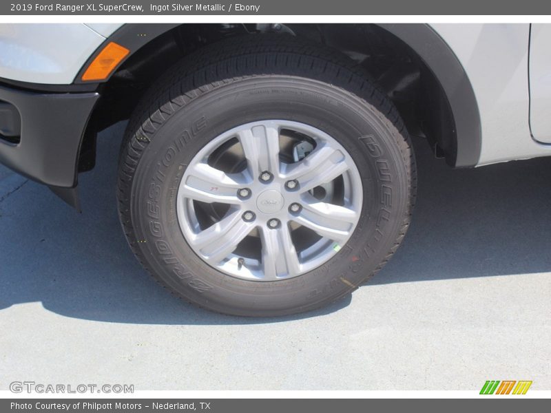 Ingot Silver Metallic / Ebony 2019 Ford Ranger XL SuperCrew