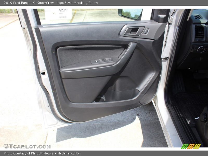 Ingot Silver Metallic / Ebony 2019 Ford Ranger XL SuperCrew