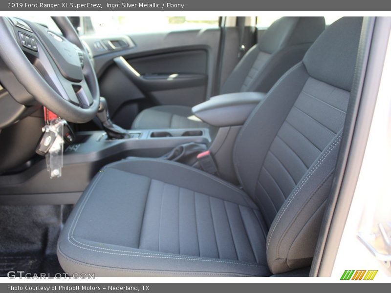 Ingot Silver Metallic / Ebony 2019 Ford Ranger XL SuperCrew