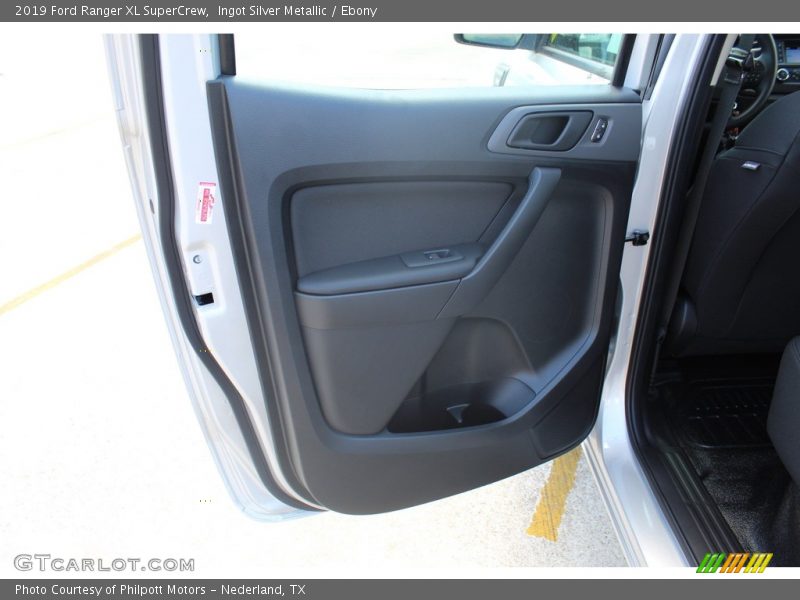 Ingot Silver Metallic / Ebony 2019 Ford Ranger XL SuperCrew