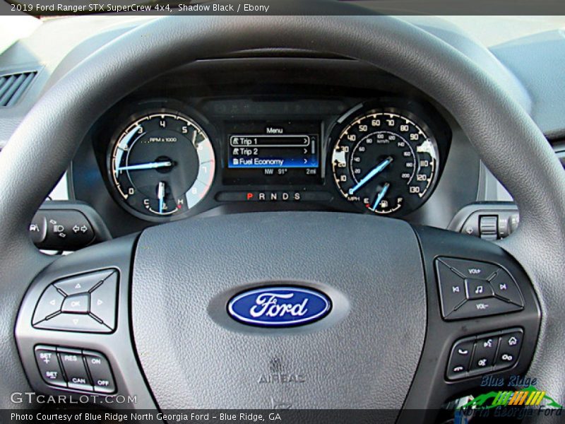 Shadow Black / Ebony 2019 Ford Ranger STX SuperCrew 4x4