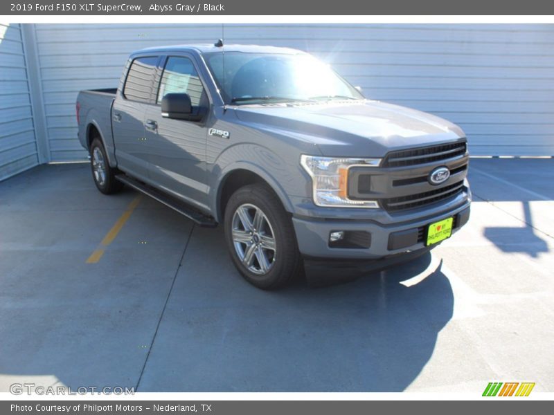 Abyss Gray / Black 2019 Ford F150 XLT SuperCrew