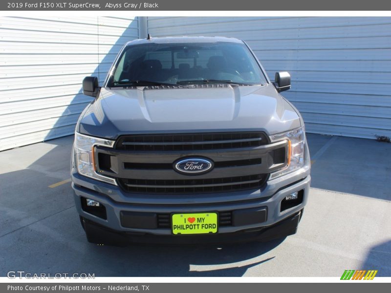 Abyss Gray / Black 2019 Ford F150 XLT SuperCrew