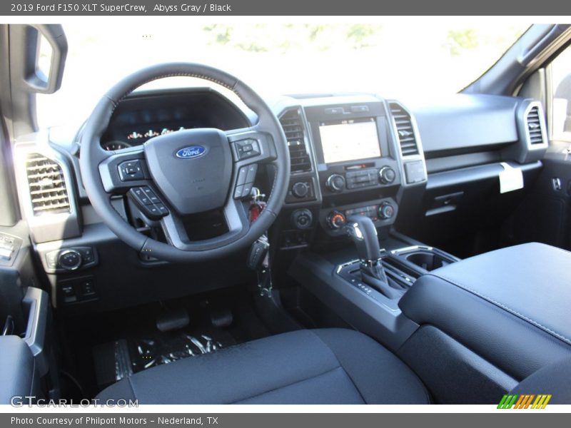 Abyss Gray / Black 2019 Ford F150 XLT SuperCrew