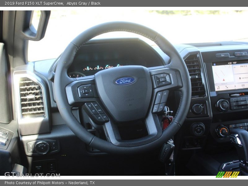 Abyss Gray / Black 2019 Ford F150 XLT SuperCrew