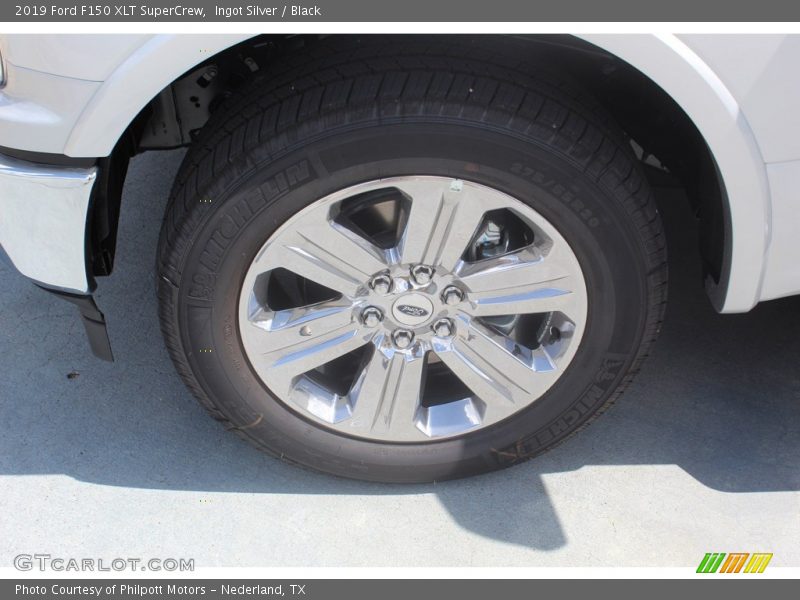Ingot Silver / Black 2019 Ford F150 XLT SuperCrew