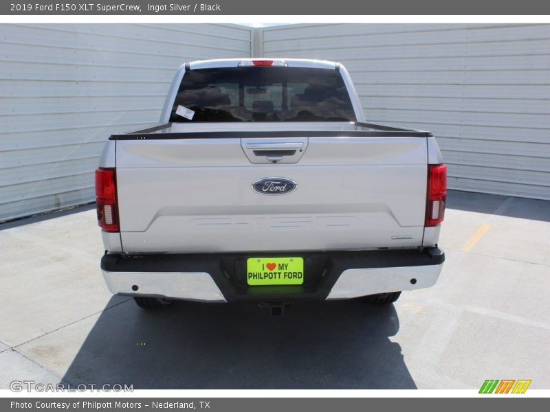 Ingot Silver / Black 2019 Ford F150 XLT SuperCrew