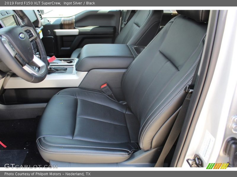 Ingot Silver / Black 2019 Ford F150 XLT SuperCrew