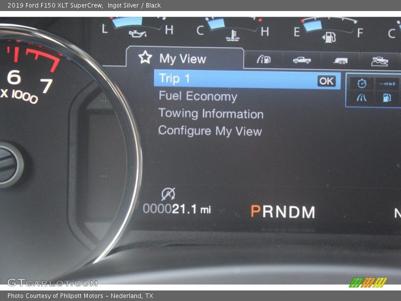 Ingot Silver / Black 2019 Ford F150 XLT SuperCrew