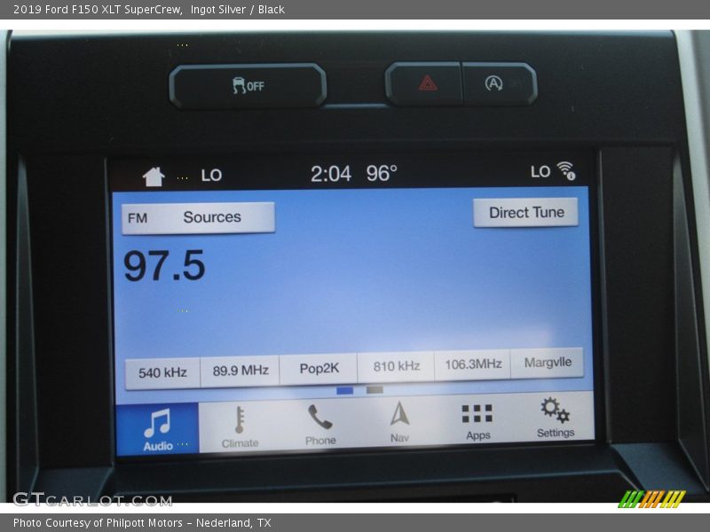 Ingot Silver / Black 2019 Ford F150 XLT SuperCrew