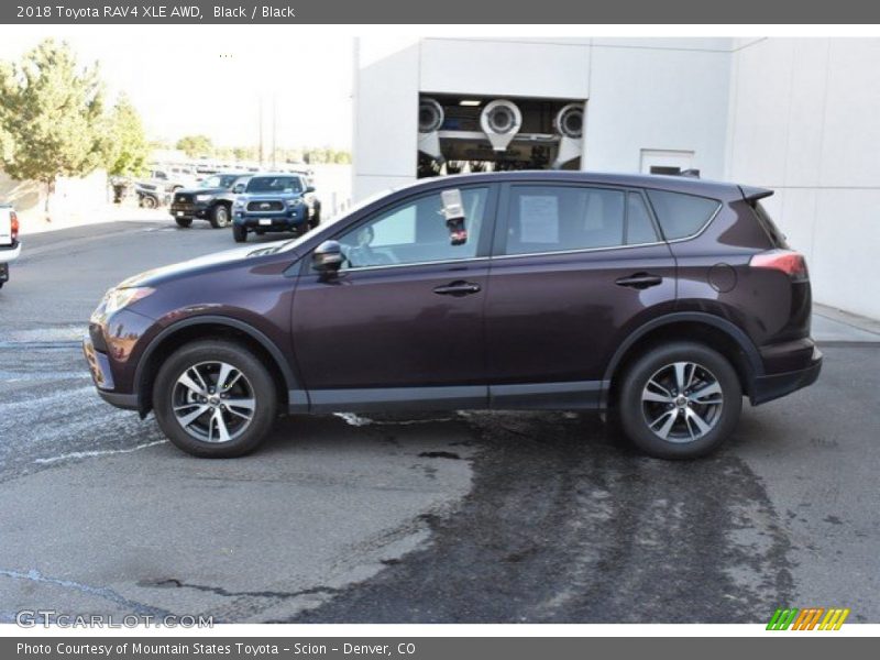 Black / Black 2018 Toyota RAV4 XLE AWD