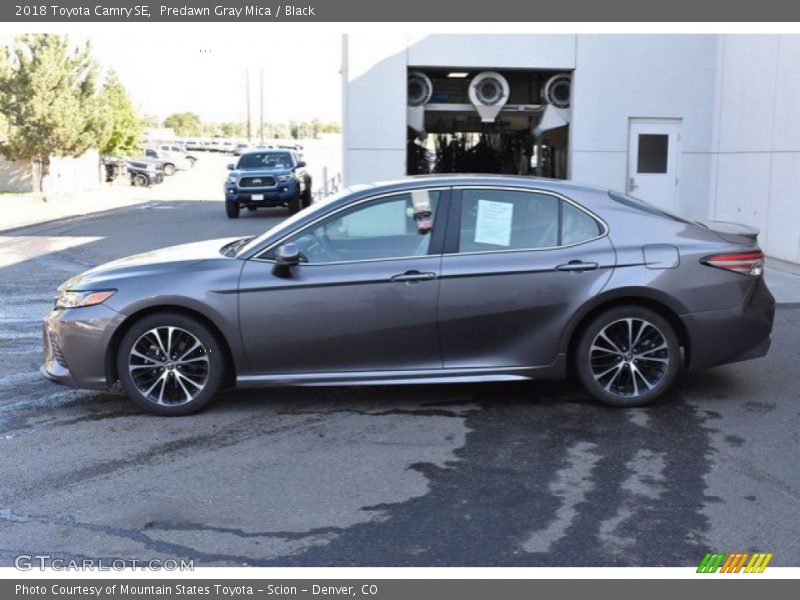 Predawn Gray Mica / Black 2018 Toyota Camry SE